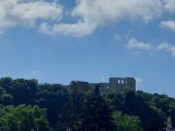 Widok na ruiny zamku